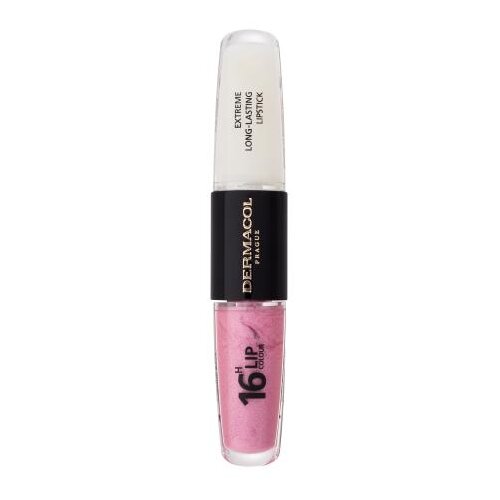 Dermacol 16H Lip Colour Extreme Long-Lasting Lipstick dugotrajni ruž i sjajilo za usne 2 u 1 8 ml Nijansa 11 Cijene