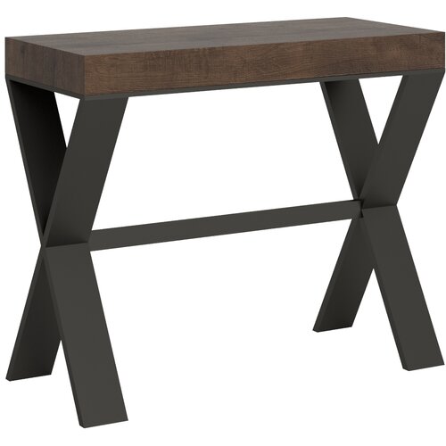 Ityhome 90 x 77 konzolna miza rjava, (20847556) Slike