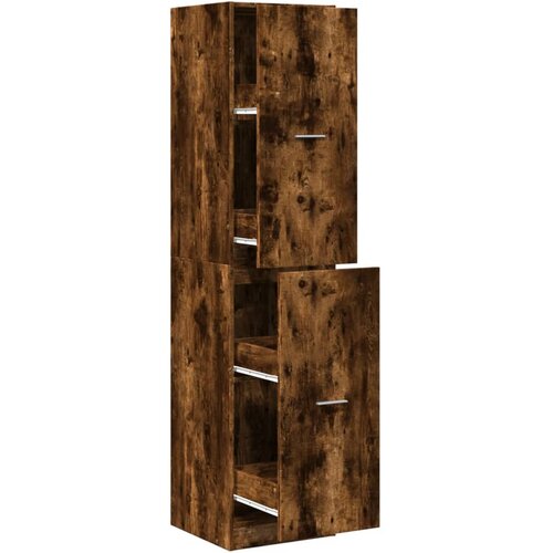 vidaXL Lekarni&scaron;ka omara dimljeni hrast 40x41x174,5 cm inženirski les, (5000152807) Cene