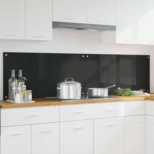 vidaXL Kuhinjski zaštita Crna 100 x 50 x 0.8 cm Cijene