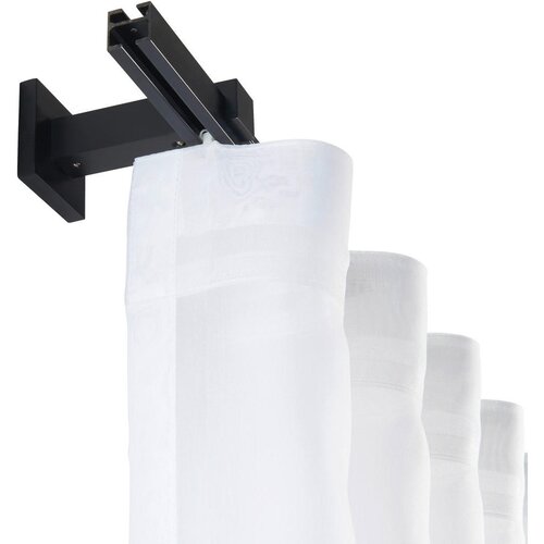 Modern Living SET ZA DROG ZA ZAVESE 120 cm črna Slike
