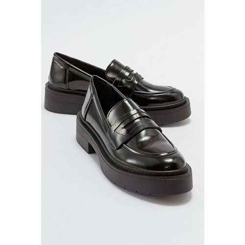 LuviShoes NONTE Women's Black Spreading Loafers Slike
