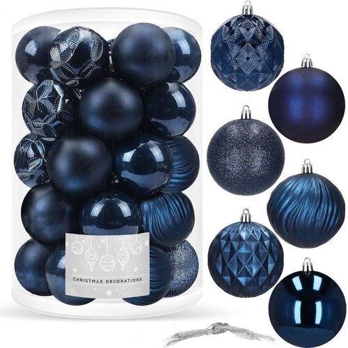  Set Božićnih Kuglica za Ukrasiti Božićno Drvo, 8 cm, 30 komada Cene