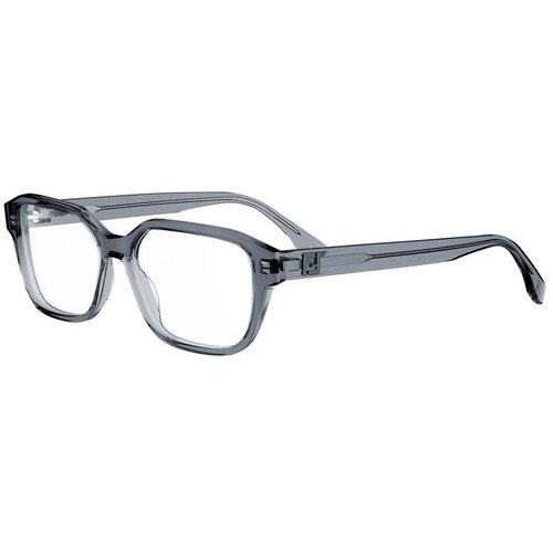 Fendi Squared Grey Rectangular Eyeglasses - ONE SIZE (55) Slike
