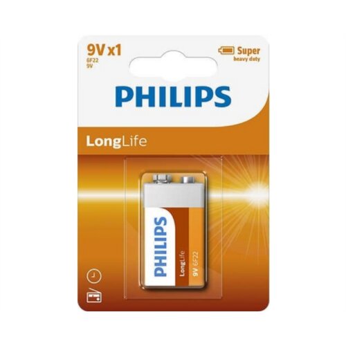 Philips Baterija Longlife 6F22/9V Slike