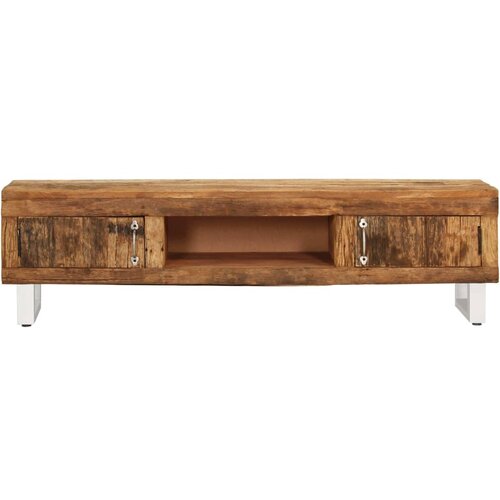 Maison Chic TV omarica - TV stojalo - Televizijska omarica iz trdnega predelanega odsluženega lesa 140x30x40 cm, (21700904) Slike