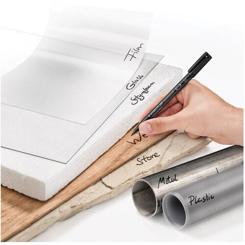  permanentni 1mm lumocolor staedtler 317-3 plavi Slike