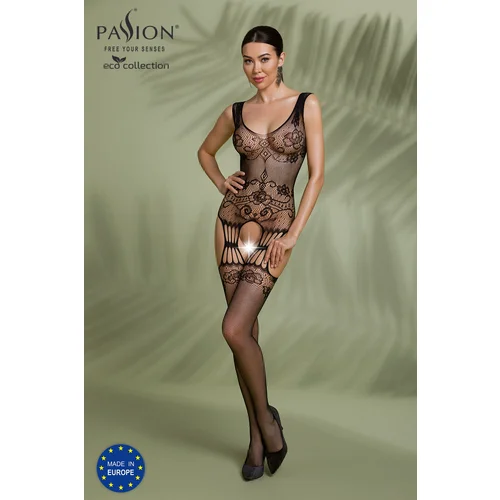 Passion eco bodystocking BS009 black