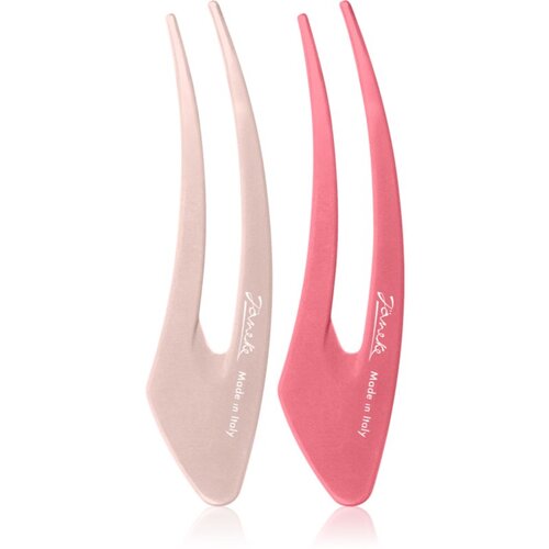 Janeke Hair Clip sponke za lase Pink 2x12,5 cm Cene