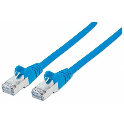 Intellinet prespojni mrežni kabl, Cat6 certified, UUTP, 1m, plavi 29658 Slike
