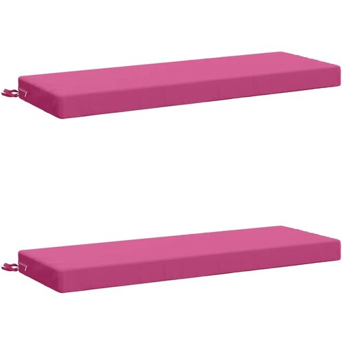  Jastučići za klupe - 2 dijela SOEST 2 kom. 100% poliester - Ružičasta 110 x 40 x 8 cm Poliester Cijene