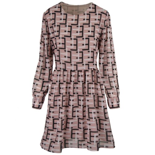 Pri Subtle dress with a geometric pattern Slike
