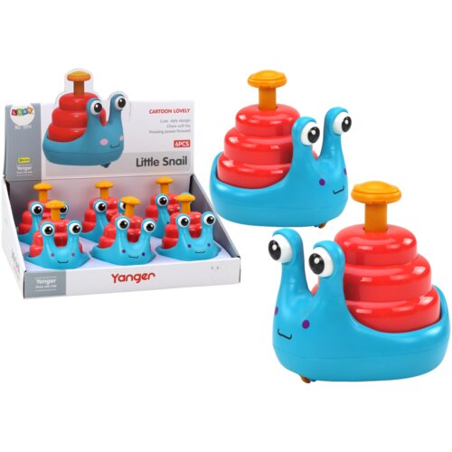 Interaktivna igračka Veseli puž na kotačima - plavo/crveni Cijene