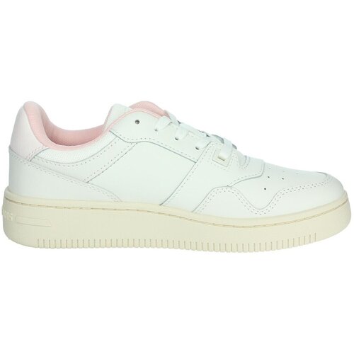 Tommy Jeans Niske tenisice &amp;#039;Retro Basket Ess Meg 3A3&amp;#039; mornarsko plava / crvena / bijela Slike