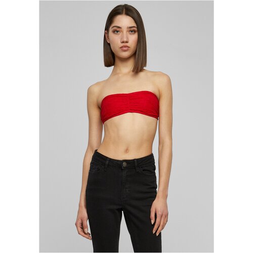 Urban Classics Women&amp;#039;s Bandeau Lace Red Slike