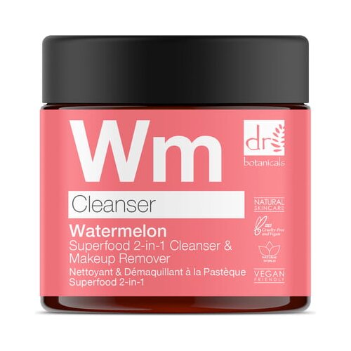 Dr. Botanicals watermelon superfood 2-in-1 cleanser & makeup remover - 30 ml Cene