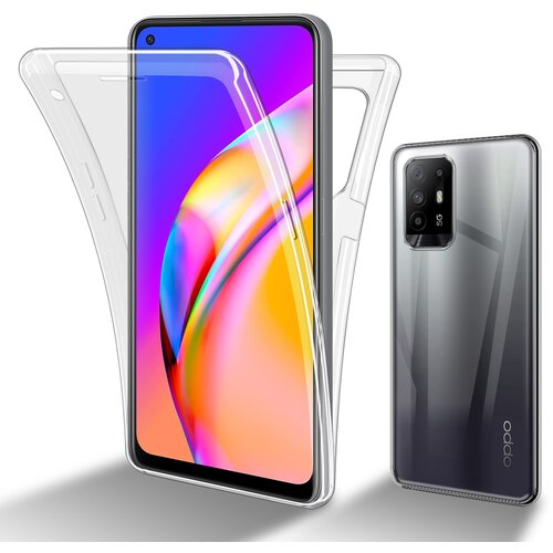 Cadorabo združljiv z OPPO v prozorni 360&deg; za&scaron;čitni pokrov celotnega telesa - za&scaron;čita spredaj in hrbta, vsestranska za&scaron;čita z za&scaron;čitnim zaslonom, (20589658) Cene