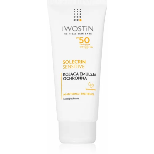Iwostin Solecrin zaštitna emulzija za osjetljivu kožu lica sklonu crvenilu SPF 50 100 ml