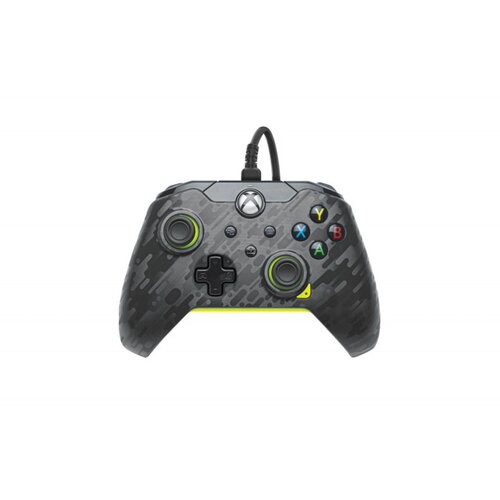 Pdp XBOX/PC Wired Controller Carbon Electric Yellow Slike