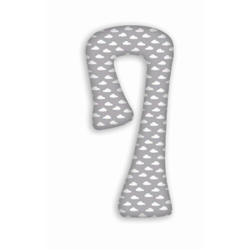 SuperMami Jastuk za dojenje tip 7, boja 137 sivi s oblacima Slike