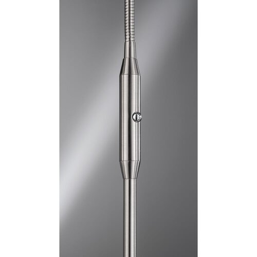 Fischer &amp;amp; Honsel LED zatemnitvena stoječa svetilka v srebrni barvi (vi&amp;scaron;ina 150 cm) Dent &amp;ndash; Slike