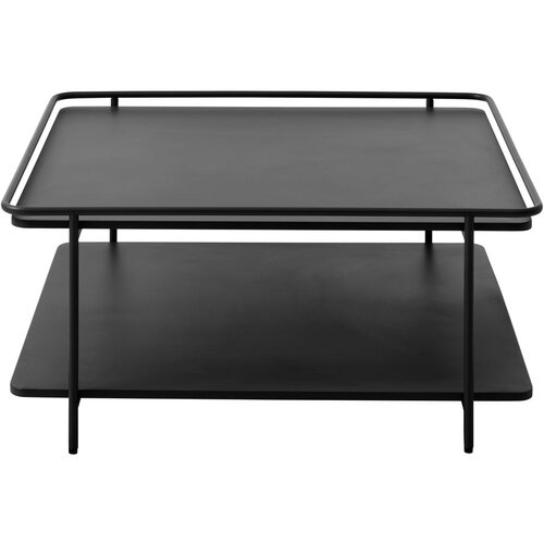 Unique Furniture Crni metalni stolić za kavu 75x75 cm Yuba &amp;ndash; Slike