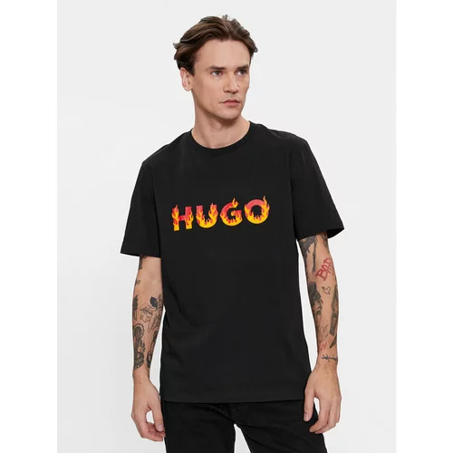 Hugo Majica Danda 50504542 Črna Regular Fit