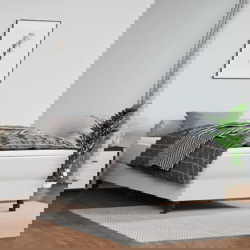 VidaXL Madrac s džepičastim oprugama bijeli 80x200x20 cm umjetne kože Slike