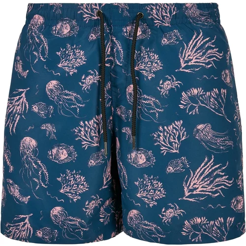 Urban Classics Kupaće hlače morsko plava / roza