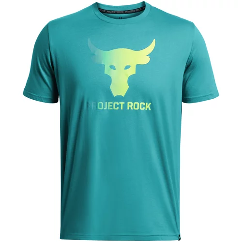 Under Armour Kratka majica za vadbo Project Rock zelena barva