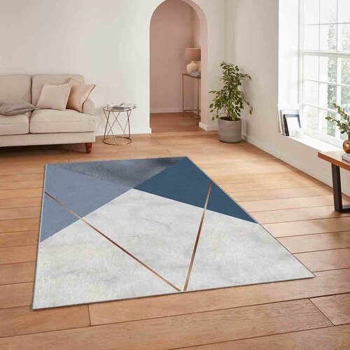 Conceptum Hypnose tepih HM-CRP25-51, pravougaoni, 100 x 180 cm, sivo-plavi Cene