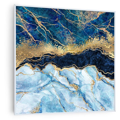 Klarstein Wonderwall Air Art Smart, infracrveni grijač, plavi mramor, 60 x 60 cm, 350 W Cijene