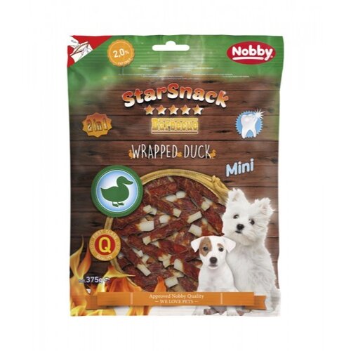 Nobby starsnack barbecue mini raca na palčkah - 375 g Slike