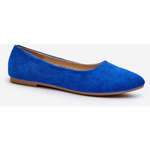 Kesi Women&amp;#039;s suede ballerinas Blue Kommia Slike