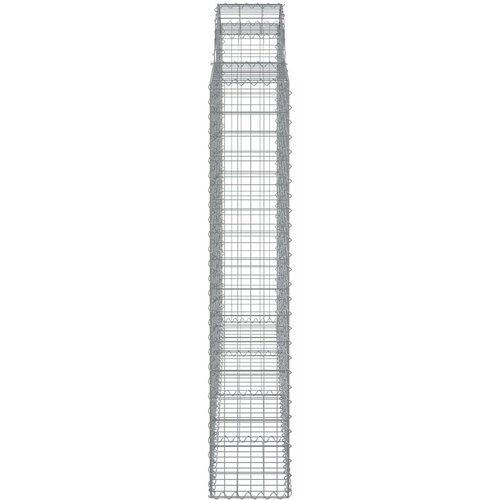  Gabionska ko&amp;scaron;ara s lukom 200x30x160/180 cm pocinčano željezo Slike