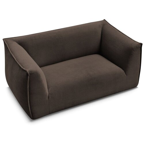 Bobochic Paris Smeđa sofa od samta 170 cm Giorgia &amp;ndash; Slike