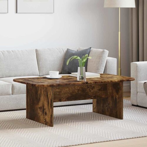  Kava Stol Dimljeni hrast 93 x 53 x 33 cm Konstruirano drvo Cijene