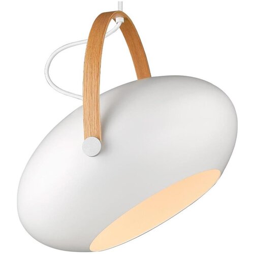 Halo Design 734375 -  Visilica na sajli DC 1xE27/40W/230V prečnik 40 cm bela/hrast Cene
