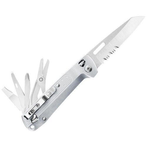 LEATHERMAN Free K4X, Srebna, Nož Slike