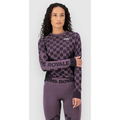 Mons Royale Ascender Merino Funkcijska majica mauve / black Slike