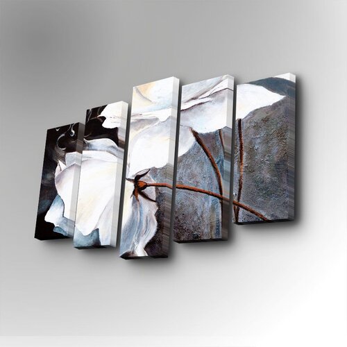 Wallity 5PUC-041 multicolor decorative canvas painting (5 pieces) Cene