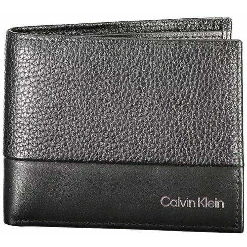 Calvin Klein Majhna moška denarnica Subtle Mix Bifold 6Cc W/Bill K50K509182 Ck Black BAX