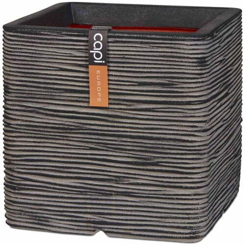 Capi Cvetlični lonec Nature Rib kvadraten 40x40 cm antraciten, (20693236) Slike