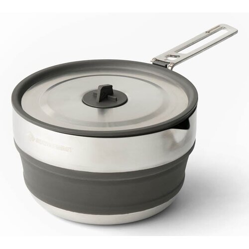Sea To Summit Detour Pot 1.8 L Grey, Stainless steel Cene