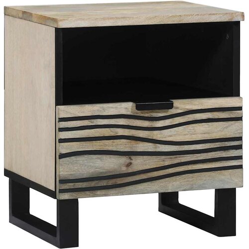  Noćni ormar Bijela 40 x 33 x 46 cm Konstruirano drvo Cijene
