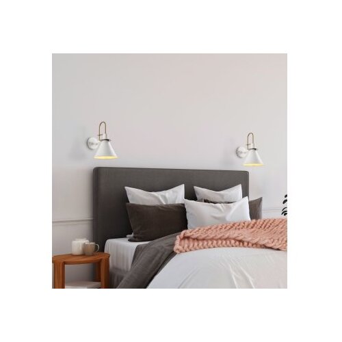 Opviq vall lamp zidna bela lampa arco 15041 Slike