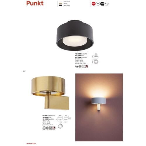  Redo 01-3096 - LED stropna svetiljka PUNKT LED/6W/230V bela Slike
