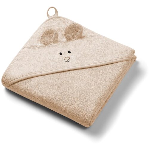 BabyOno Ručnik bambus 100x100 cm, with ears, tamno bež Slike