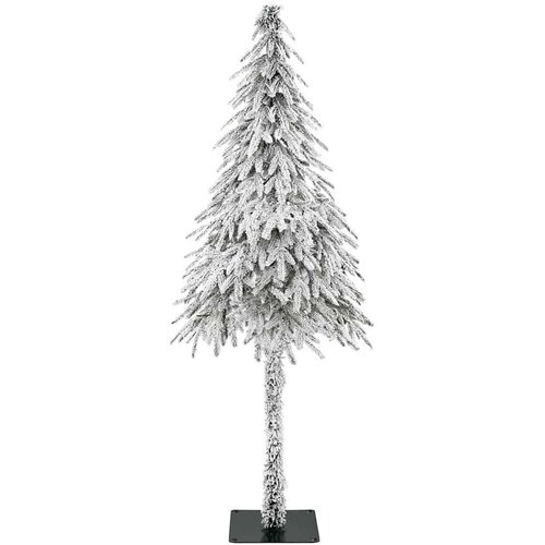 VidaXL Božićno drvce s 300 LED svjetlima Bijelo 210 cm PE i čelik Slike