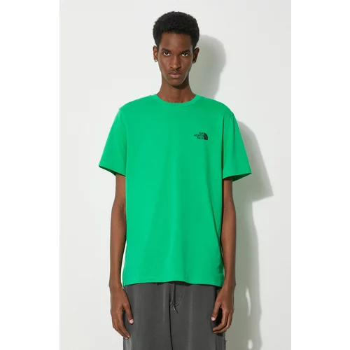 The North Face Kratka majica M S/S Simple Dome Tee moška, zelena barva, NF0A87NGPO81